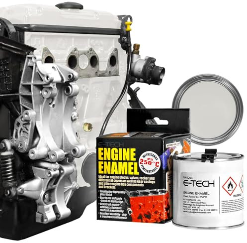E-TECH Engine Enamel - 250ml Brush-on paint (White)