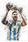 MNYUEQIN Messi Poster Fußball 1 Leinwand Poster Wandkunst Dekordruck Bild Gemälde Für Wohnzimmer Schlafzimmer Dekoration Unframe: 12x18inch(30x45cm)
