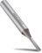 hsawbit Straight Single Flute Router Cutter - 1/4 Inch Shank, 5mm Cut Diameter & 20mm Cut Length, Flush Trim Router Bit for Woodworking