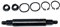 kowaku Heimtrainer Mittellager Achse Fahrrad Tretlager Schutz Trainingshilfe, 20mm