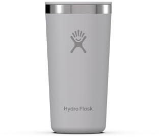 HYDRO FLASK - All Around Tumbler 355 ml (12 oz) - Verschließbarem, Auslaufsicherem Eindrückdeckel - Doppelwandiger, Vakuumisolierter Reisebecher aus Edelstahl - Heiß & Kalt - Birch