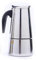 Caffettiera in acciaio inox per caffè espresso da 2/4/6/9 tazze, per caffè italiano, moka da 2/4/6/9 tazze, in acciaio inox (B-9 tazze/450 ml)