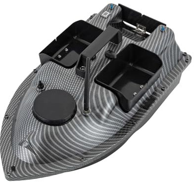 Angeln Futterboot RC Karpfenangeln Köderboot,Futterboot Mit GPS,Erinnerung an die Ausgangsposition, Navigationslichter des Schiffes,Rückkehrpunkt,Positionierungspunkt Fischfinder （Gray）