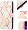 PONRFEKT for Sony Xperia 1 VI 2024 Painted Case,Shockproof Case Cover with Card Holder and Kickstand,3D Painted PU Leather Magnetic Flip Wallet Phone Cover,LS002