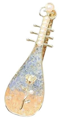 KMGDM Vintage Pipas Haarspange mit künstlichen Perlen, Rose, kreative Seiten-Haarspangen für Frauen, kulturelle Anlässe und den täglichen Gebrauch