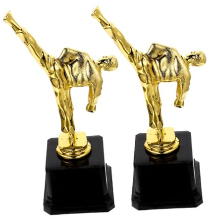 Toyvian 2stücke Trophäen Für Feierwettbewerbe Und Preisverleihungen Partytrophäen-dekor Mit Realistischer Optik Und Leuchtenden Farben Geeignet Für Wettbewerbe Preisverleihungen Und Partys