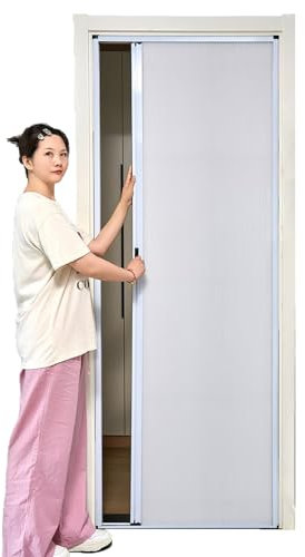 Porte Coulissante Accordéon Pliante Portes Accordéon Simples Et Doubles En Nid D'abeille Blanc, Hauteur 180 185 190 195 200 205 210 220 230 240 CM, Porte Pliante Pour Placard, Buanderie, Chambre À Cou