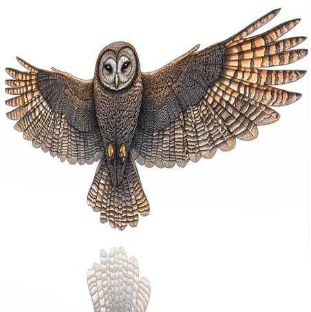 Mouse Mat Owl Desk Mat Large 40x20x0.12Inch Waterproof Gaming Mouse Pad Animal Mousepad Soft Smooth Surface and Non-Slip Rubber Base Keyboard pad for Gaming PC, Laptop, Office Desk Gifts Model-11367