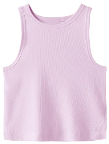 NAME IT Mädchen Nkfnakal Sl Short Top Noos, Pirouette, 122/128 cm