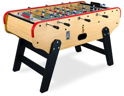 Rendez Vous Déco - Babyfoot Adulte Intérieur Bistrot 155,3 cm avec Monnayeur - Table de Jeux Familiale et Professionnelle Robuste
