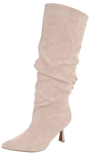Ital Design Damen Stiefel mit Stilettoabsatz, spitze Form