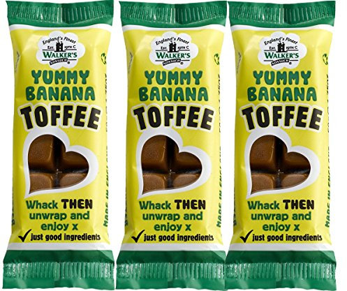 Walkers Nonsuch Yummy Banana Toffee Bar 3 x 50g