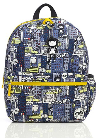 Zip & Zoe Kinderrucksack, City Print Blue (Blau) - BM1637
