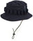 ZAPT Boonie Hut Militär Camo Cap Hunter Sniper Ghillie Bucket Hats Verstellbarer Dschungel-Buschhut, solide, schwarz, Einheitsgröße