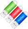 SunData USB Stick 16GB 3 Stück USB 2.0 Speicherstick Flash-Laufwerk Memory Stick (3 Mischfarben: Blau, Grün, Rot)
