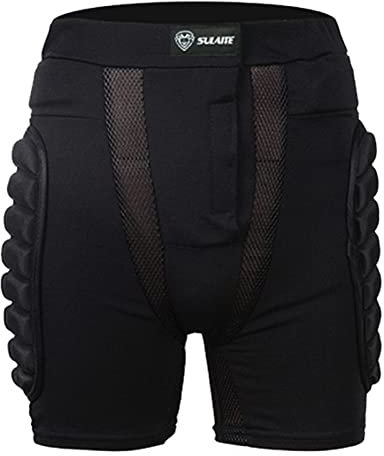 Schutzhosen Gepolsterte Protektorhosen Schutz Shorts Für Hüfte, Po Und Steißbein, Snowboard Shorts Herren Damen,Kurze Hose, Gepolstert Schutz Gear Für Snowboarden Skifahren Skating