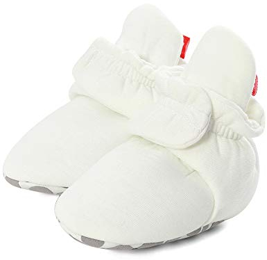 LACOFIA Stivaletti Invernali Antiscivolo con Suola Morbida per neonata Scarpe Primi Passi per Bambina Bianco 6-12 Mesi