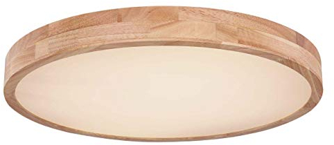 Globo Rainer Deckenleuchte, Holzoptik