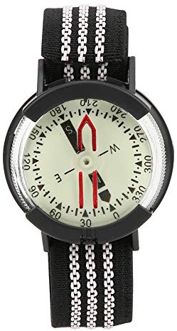 Rehomy Kompass-Uhr, wasserdicht, verstellbarer Riemen, bequem, handgefertigt, für Segeln, Tauchen