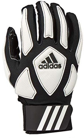 adidas Scorch Destroy 2 Full Finger Football Lineman Glove, Black/White, X-Large