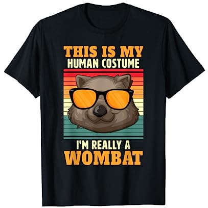 Dies ist mein Kostüm Ich bin wirklich ein Wombat T-Shirt