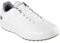 Skechers Men's Pivot Spikeless Golf Shoe, White/Gray, 9 UK