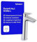 Duravit No.1 Waschtischarmatur, Größe L (Auslauf Höhe 203 mm), Wasserhahn Bad, Waschbecken Armaturen, Chrom