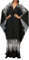 Bsubseach Plus Size Caftan Dresses for Women Swimsuit Cover Up Batwing Sleeve Summer Maxi Kaftan Dress Black White