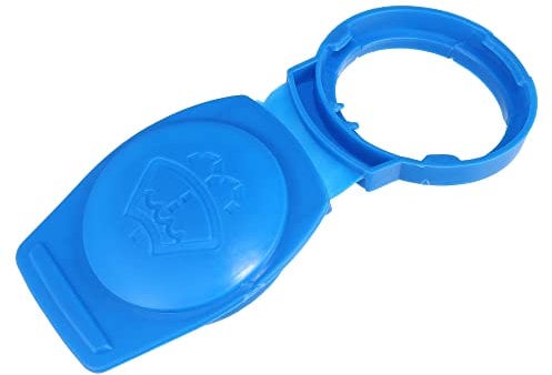 X AUTOHAUX 3Q0955455 Blue Windshield Wiper Washer Fluid Reservoir Tank Bottle Cap Cover for Porsche Cayenne 2003-2018