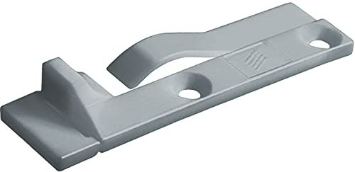 HETTICH 9237711 Wing-Line Ouvert droit (ferrure de porte coulissante) pour une armoire avec portes coulissantes en plastique gris, argent