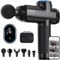 Massagepistole mit APP, RENPHO Bluetooth Massagegerät, Massage Pistole mit 2500mAh Akku und USB C Ladeanschluss, mit professionelle Massagekurse Erhältlich