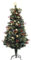 The Frosted LED Pine | Fibre Optic Christmas Tree | 6ft/180cm | Metal Stand | Pre-decorated | Christmas Tree World
