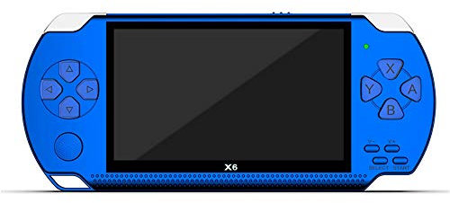 Console de jeu portable X6 HD avec écran de 4,3, plus de 10 000 jeux gratuits, lecteur de jeu électronique, meilleur cadeau pour enfants et adultes