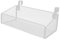 Alipis Bedside Hanging Organizer Metal Mesh Shelf Dorm Hanging Storage Baskets Over Organizer Rack for Dorm Bunk White