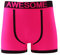 COSHAL® Lot de 3 boxers pour homme sans couture avec taille extensible et doux - Jaune rose vert - Imprimé main sur le dos, Jaune-rose-vert, M