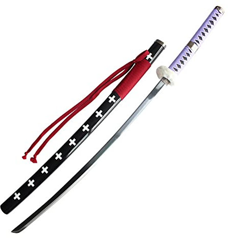 Katana Trafalgar Law Katana Kikoku Lila Metall Schwert Anime Cosplay