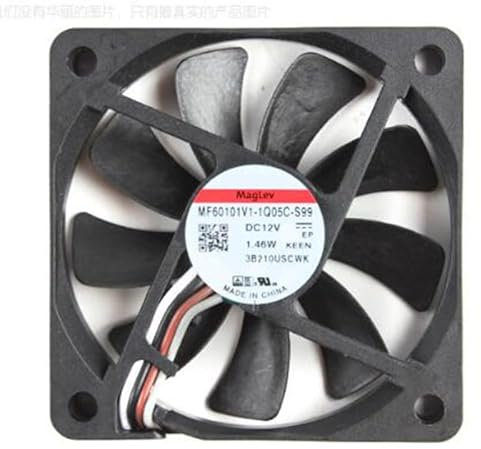 Zyvpee 60mm MF60101V1-1Q05C-S99 12V 1.46W 4 cables ventilador de refrigeración silencioso 60x60x10mm