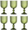 Weingläser im Vintage-Stil, 325 ml, farbiges Glas, Wasserkelche, einzigartiges geprägtes Muster, hochklare Stiel, Glaswaren, Hochzeit, Party, Bar, Glas-Trinkbecher, ausgefallene Gläser, vertikale