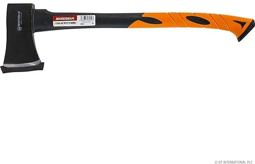 NEW 2.5LB FIBREGLASS RUBBER MAUL DROP FORGED AXE HAMMER HANDLE GRIP LOG CHOPPING
