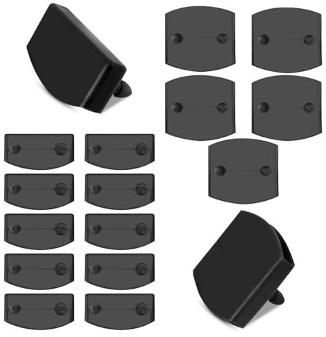 APTIDY | Lot de 15 pièces - (10 Embouts Latéraux + 5 Supports Centraux pour sommier de 52/53 mm) - Embout Latte pour Sommiers de lit pour Adulte - pour Latte Sommier et Latte de Lit (Bed)