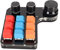 Gavigain 9 Tasti Tastiera meccanica ad una mano, Mini Macro Tastiera meccanica con 3 manopole Tastiera da gioco programmabile USB per IOS, Windows, per gli uomini