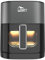 Uten Dual Blaze Air Fryer 5.5L Visual Window, Color Screen, 14 Pre Menus, Delayed Start, Stainless Oil Net, 2 Fast Heaters Independently Controllable, No Flip Food, Oil Free, Enery Save, Fast Cooking