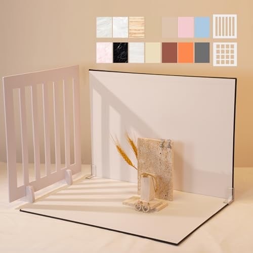 Fotohintergrund, Produktfoto-Hintergrund: 10 Stück/20 Muster, kleines Produkt, Fotoshooting-Requisiten-Set für Lebensmittel, Schmuck, Mini-Artikel, Bild. (41,9 x 29,7 cm Board Plus)