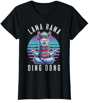 Yoga Lama Alpaka Meditation Outfit Namaste Yoga Vibes T-Shirt