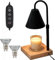 RIREKIS Candle Warmer Lamp UK, Electric Melter Candle Lamp Warmer Timer & Dimmer, 2 Bulbs, Height Adjustable for All Size Scented Candles Warmer for House Mothers Christmas Gifts