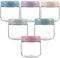 Siocok 6 Pack 12oz Glass Jars with Lids, Reusable Small Mason Jars for Overnight Oats, Canning, Yogurt, Spice, Fruit, Sauce, Cereal, Snacks