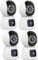 AntDau71® - 4 Pezzi Camera Wifi PTZ, con Doppia Lente, Rilevatore di Movimento, Visione Notturna, Registrazione Video HD, Microfono, Speaker, IP44, Slot Micro-Sd, Type-C – App Yoosee – CW910-4
