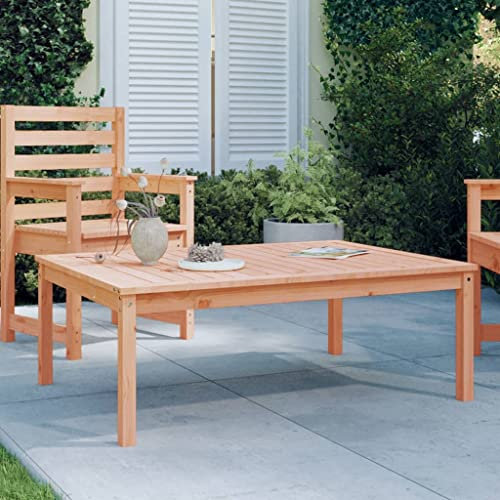 Rlxzsn Table de balcon, table basse, table de jardin, table à manger, table à thé, meubles de jardin pour repas en plein air, design élégant et moderne, résistant aux intempéries, rose, 121 x 82,5 x
