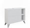 Vicco Waschbeckenunterschrank Leano, Waschtischunterschrank mit Schubladen, Weiß, 80 x 62 cm mit 2 Schubladen