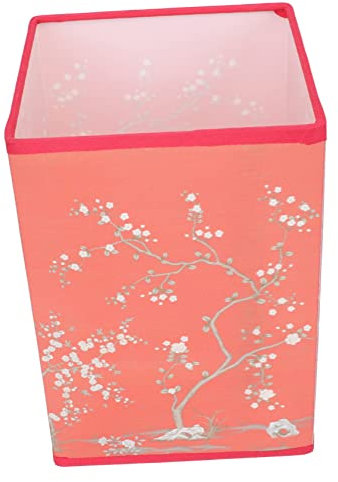 Angoily Lampenschirm Lichter Lampenschreibtisch Tischlichtschirme Bettlampe kinderzimmer lampen kinderzimmerlampe pendelleuchte quadratische Lichtabdeckung Deckenlampenabdeckung PVC rot